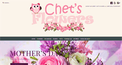 Desktop Screenshot of chetsflowersandgifts.com